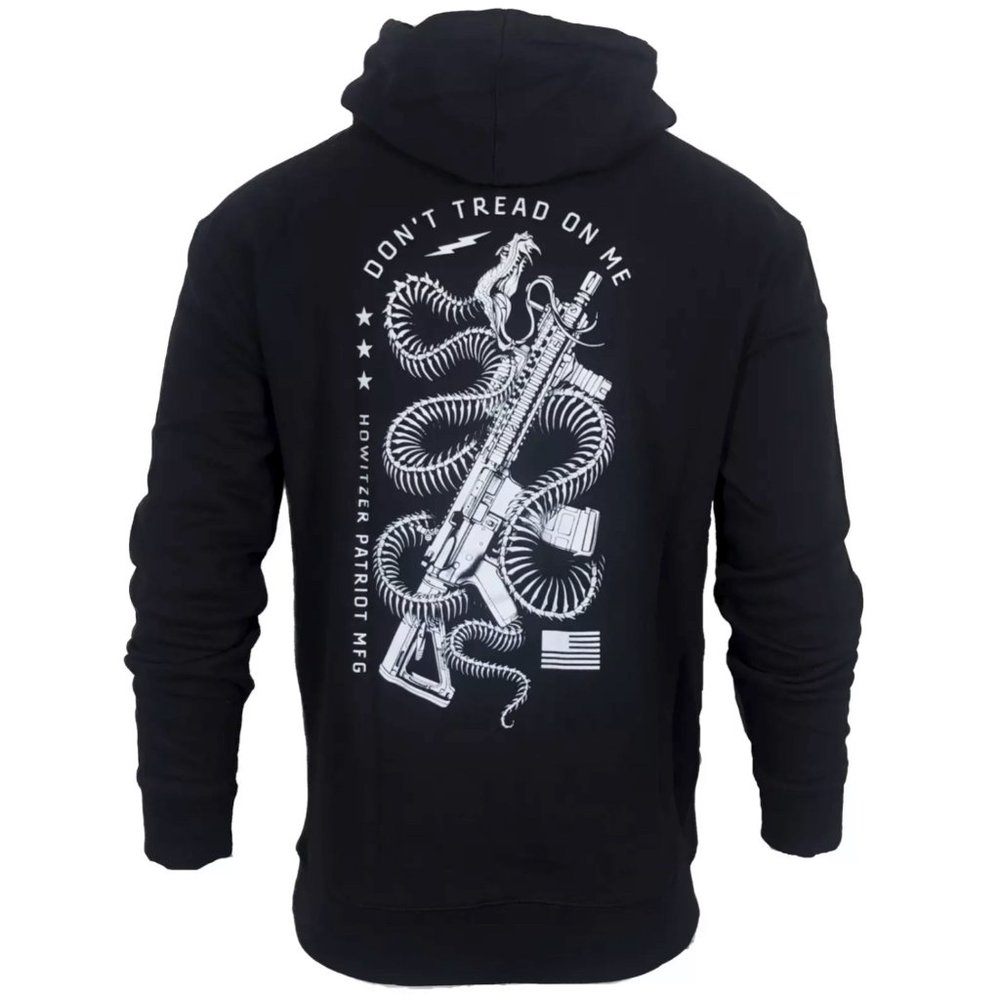 Howitzer Style Men's Hoodie Pullover COILED SNAKE Military Grunt